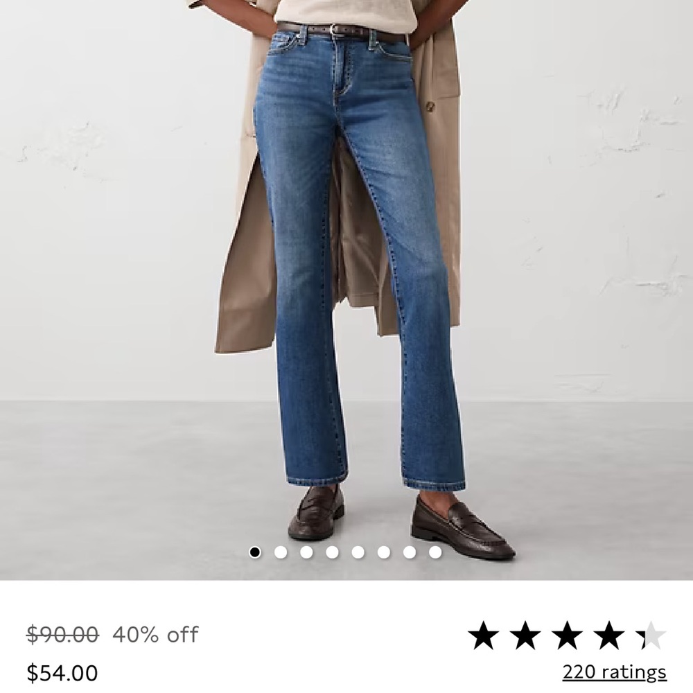 Banana Republic Factory Blue Boot Cut Jeans